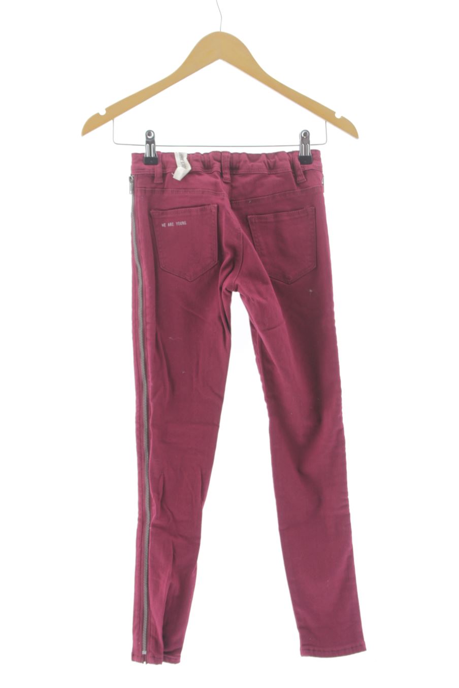 Jeans Ikks de la taille 32, de couleur bordeaux de denim