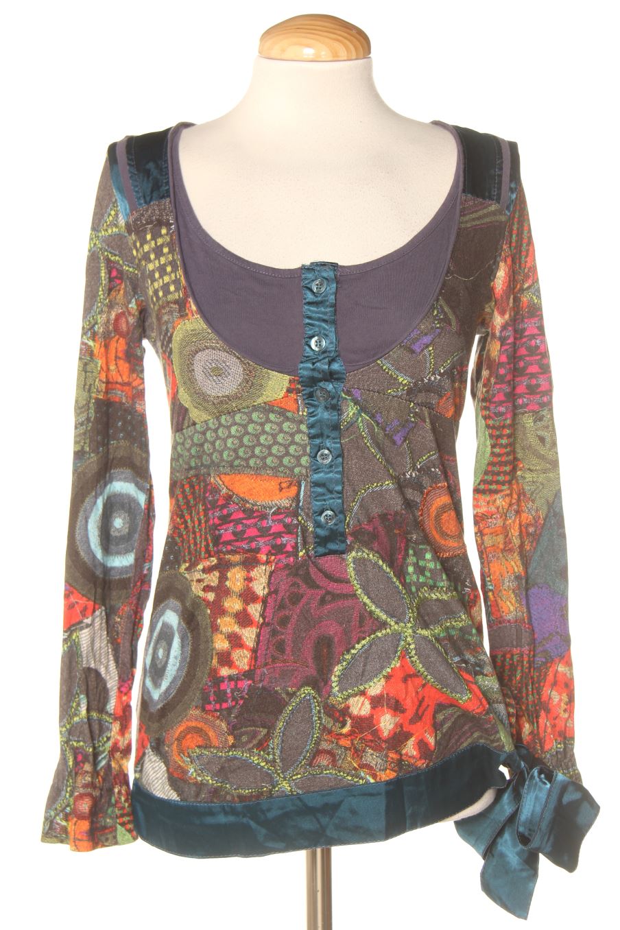 Blusa a maniche lunghe de Desigual de la talla S de color stampato