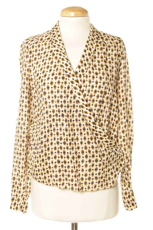 Blusa a maniche lunghe