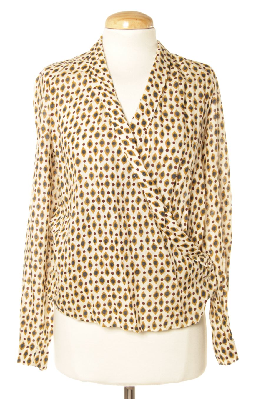 Blusa a maniche lunghe de Trafaluc de la talla XS, de color stampato