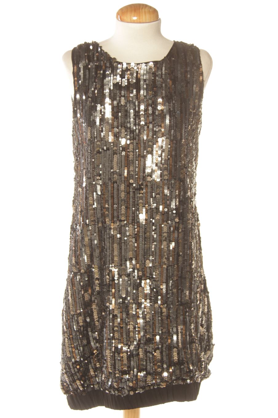 Vestido elegante de Zara de la talla M, de color negro