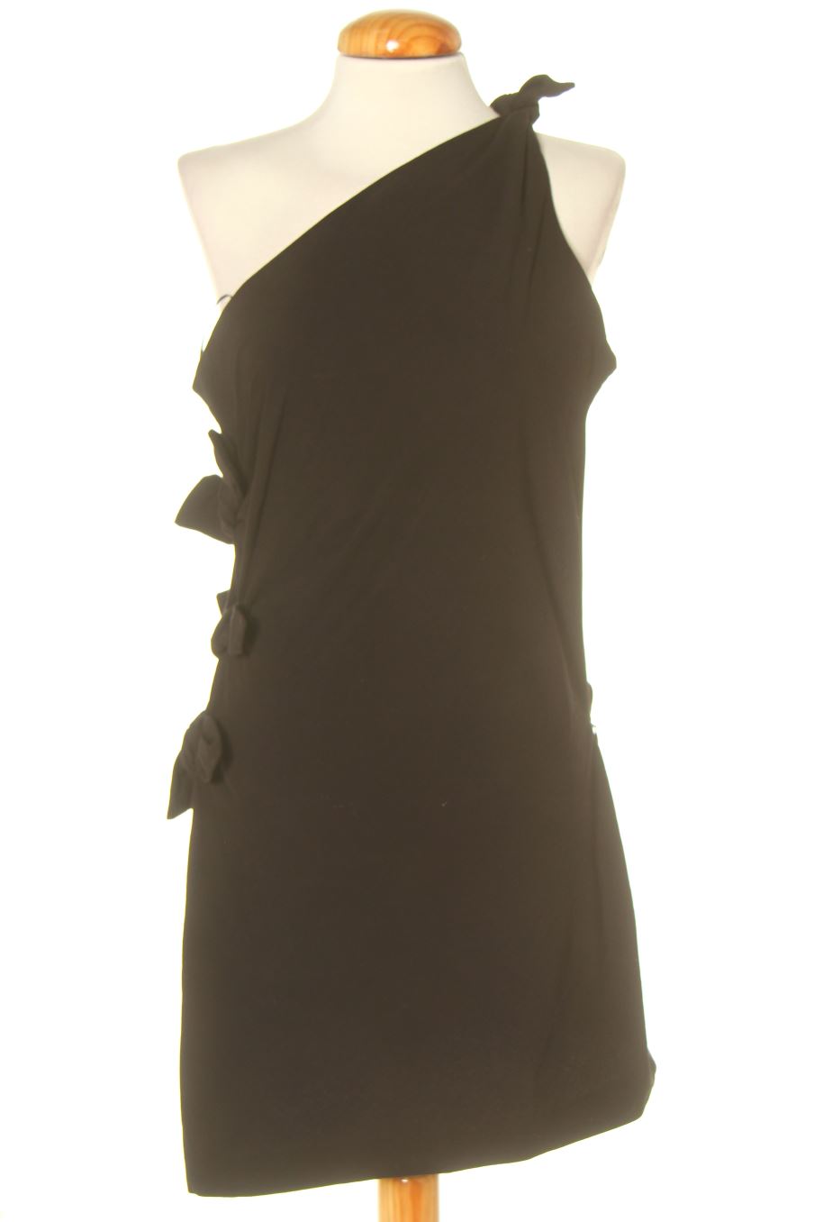 Robe casual Zara de la taille S, de couleur noir