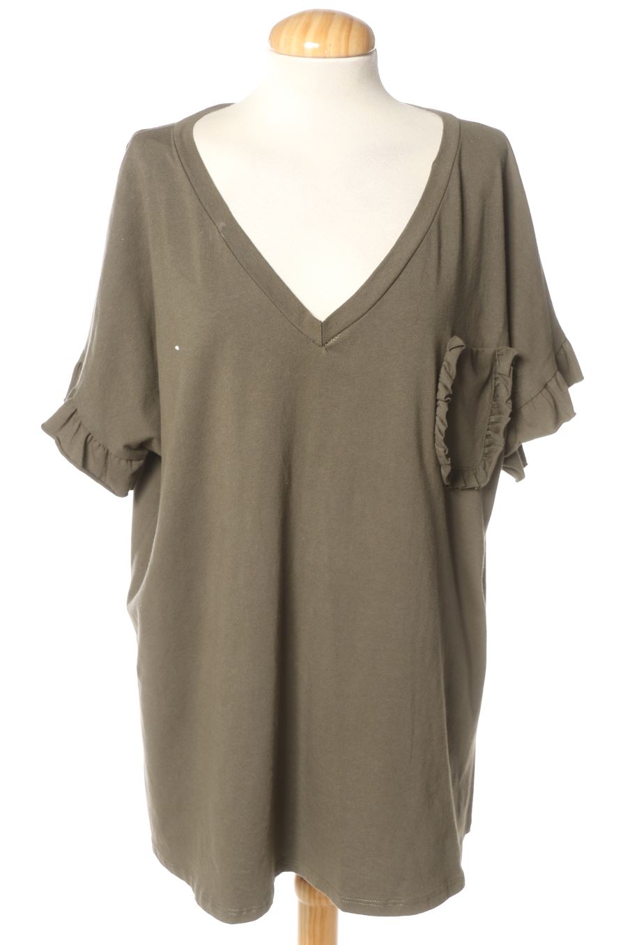 T-shirt New collection de la taille XL, de couleur vert