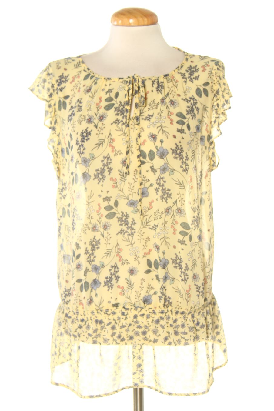 Blusa de manga corta de Yessica (C&A) de la talla M, de color flores