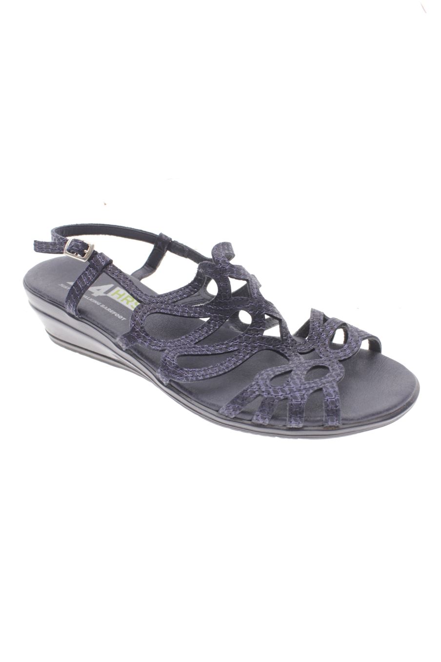 Sandalias planas de 24 HRS de la talla 39, de color azul marino de