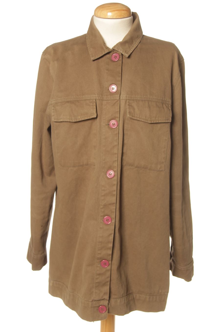 Blouson Pull & Bear de la taille M, de couleur vert