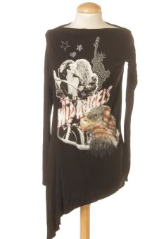 T-shirt à manches longues S Denny rose