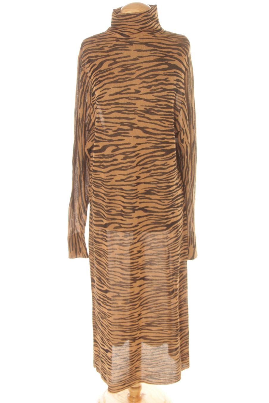 Vestito casual de Zara de la talla S, de color stampa animalier