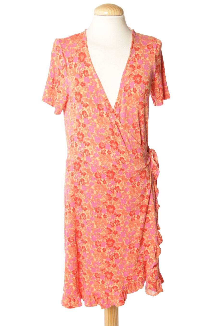 Robe casual Pull & Bear de la taille XL, de couleur fleurs