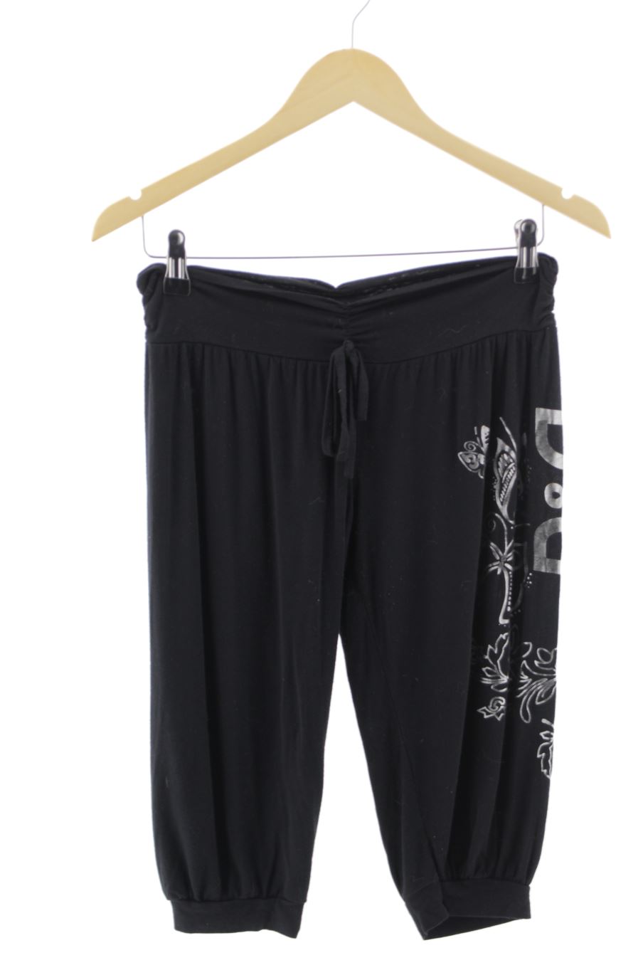 Pantalones cortos de Made in italy de la talla 38, de color negro