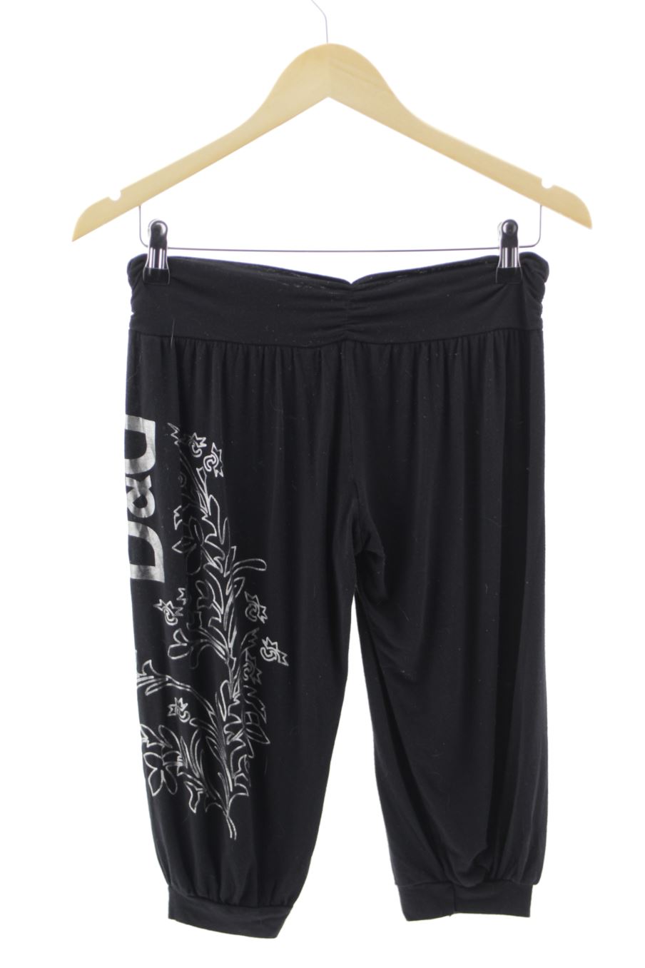 Pantalones cortos de Made in italy de la talla 38, de color negro
