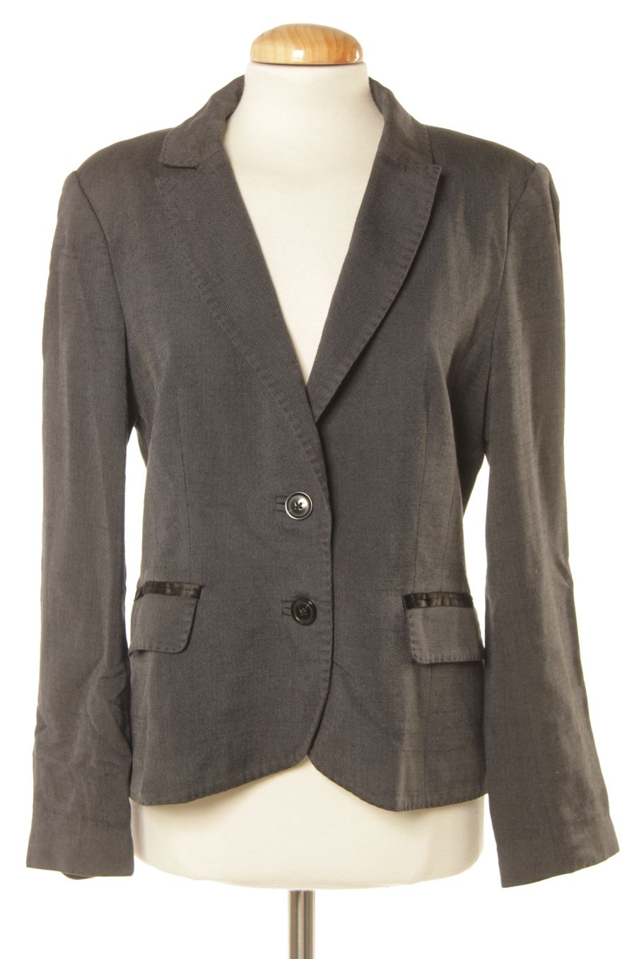 Blazer Caroll de la taille S, de couleur gris