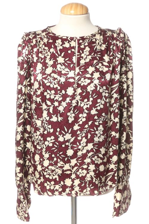 Blusa a maniche lunghe