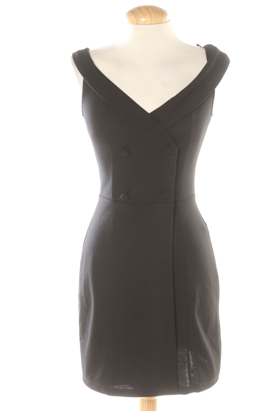 Robe casual Bershka de la taille XS, de couleur noir