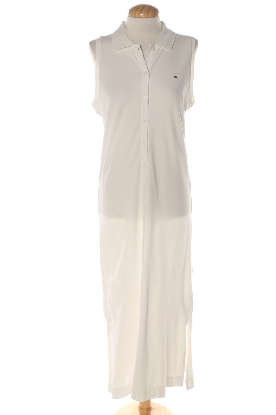 Robe casual Tommy Hilfiger de la taille M, de couleur blanc