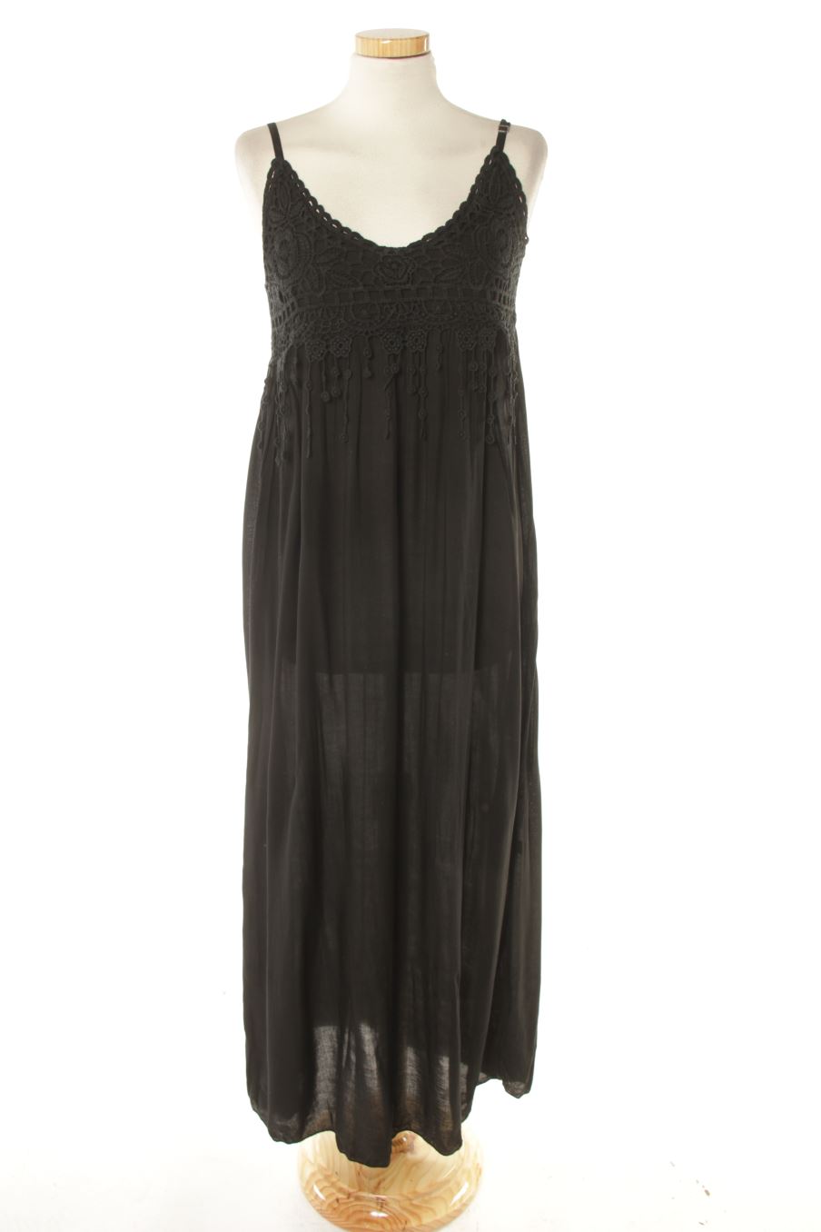 Vestido casual de Made in italy de la talla M, de color negro