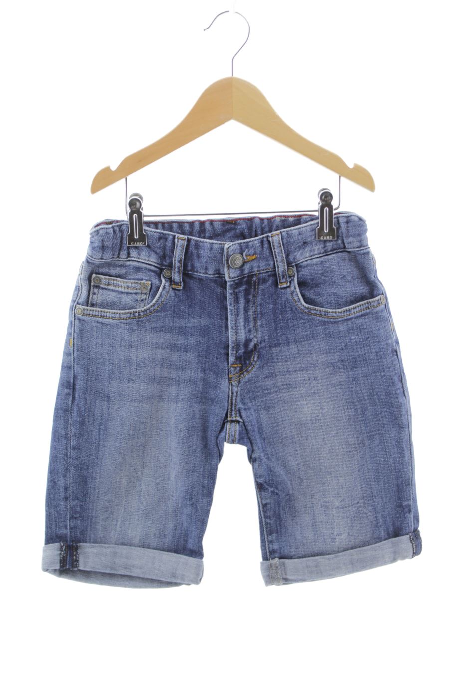 Short en jean Hackett de la taille 9 ans de denim de seconde main