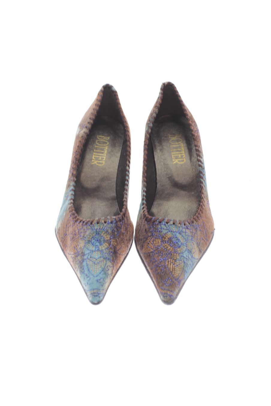 Zapatos de tacon de BOTTIER de la talla 37, de color estampado de