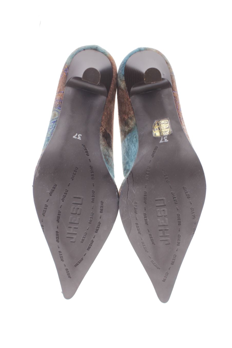 Zapatos de tacon de BOTTIER de la talla 37, de color estampado de
