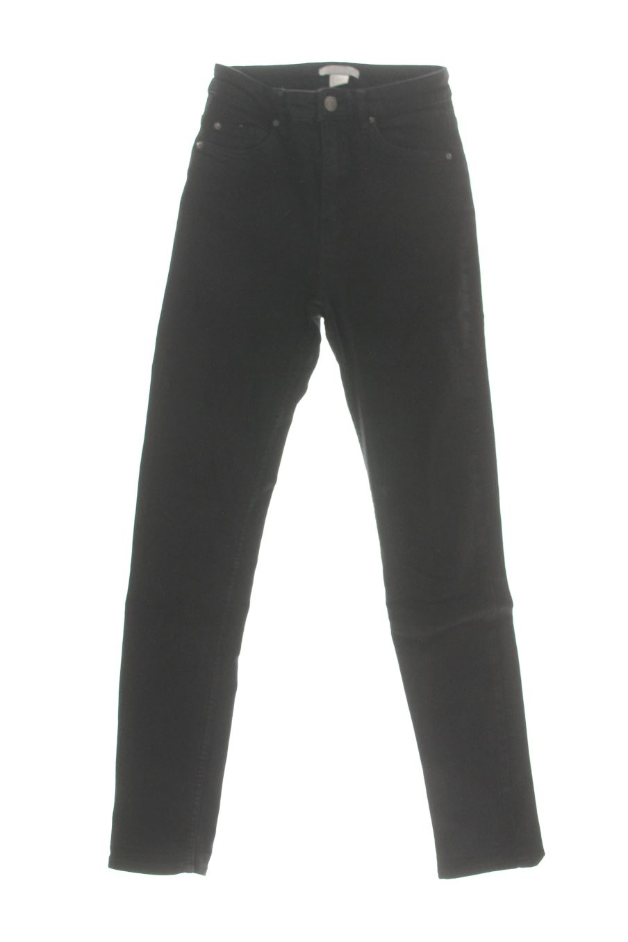 Vaquero de H&M de la talla 34, de color negro de ropa vaquera