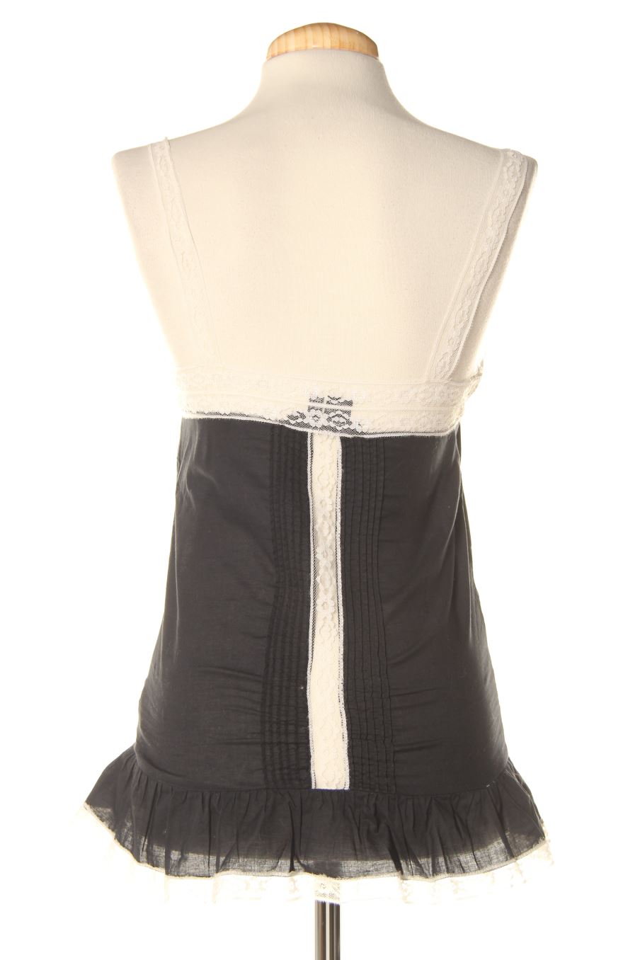 Top de Zara de la talla S, de color azul marino