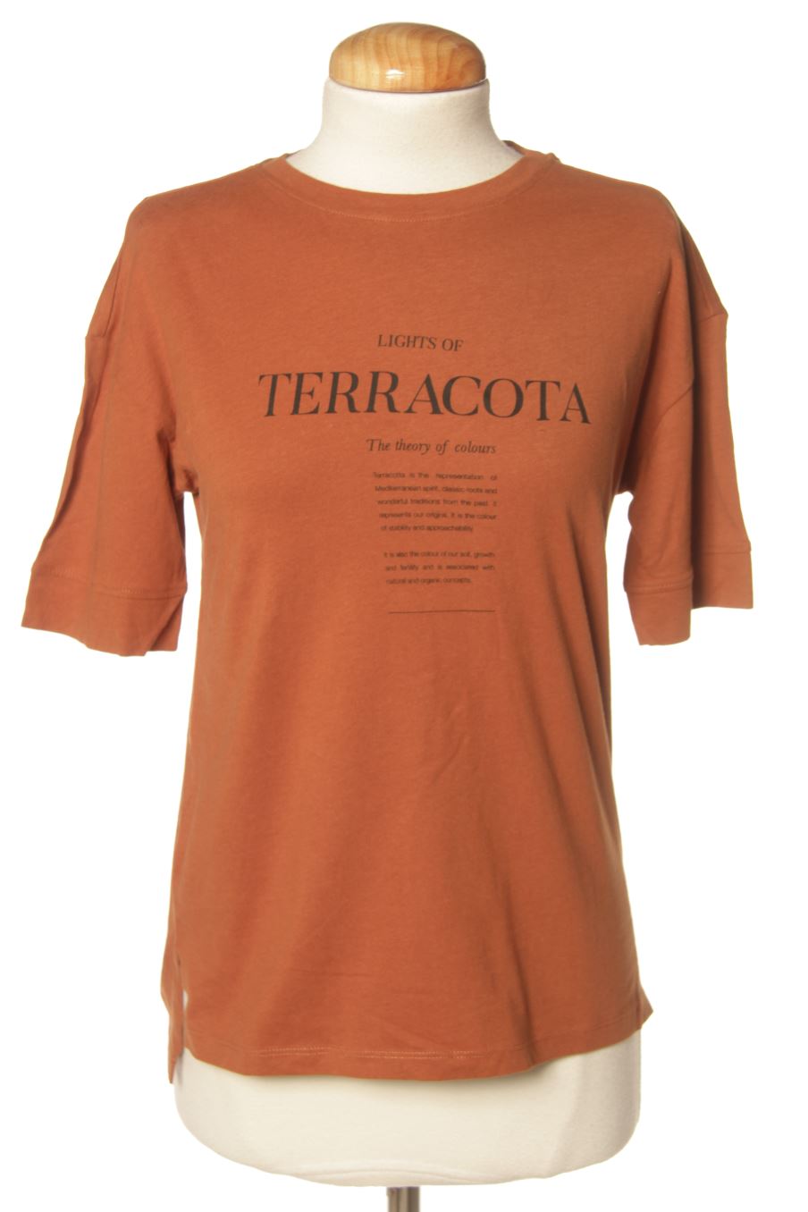 T-shirt Mango de la taille XXS, de couleur marron