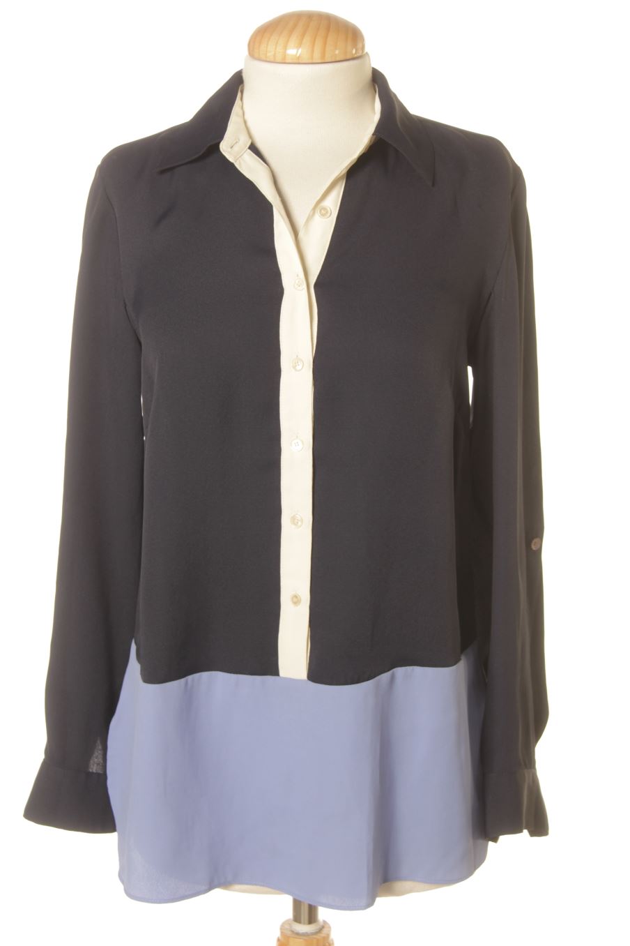 Chemise Talbots de la taille 38, de couleur bleu marine