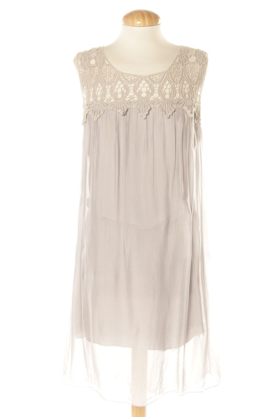 Einfaches Kleid von Nekane Größe M, Farbe Silbern, für