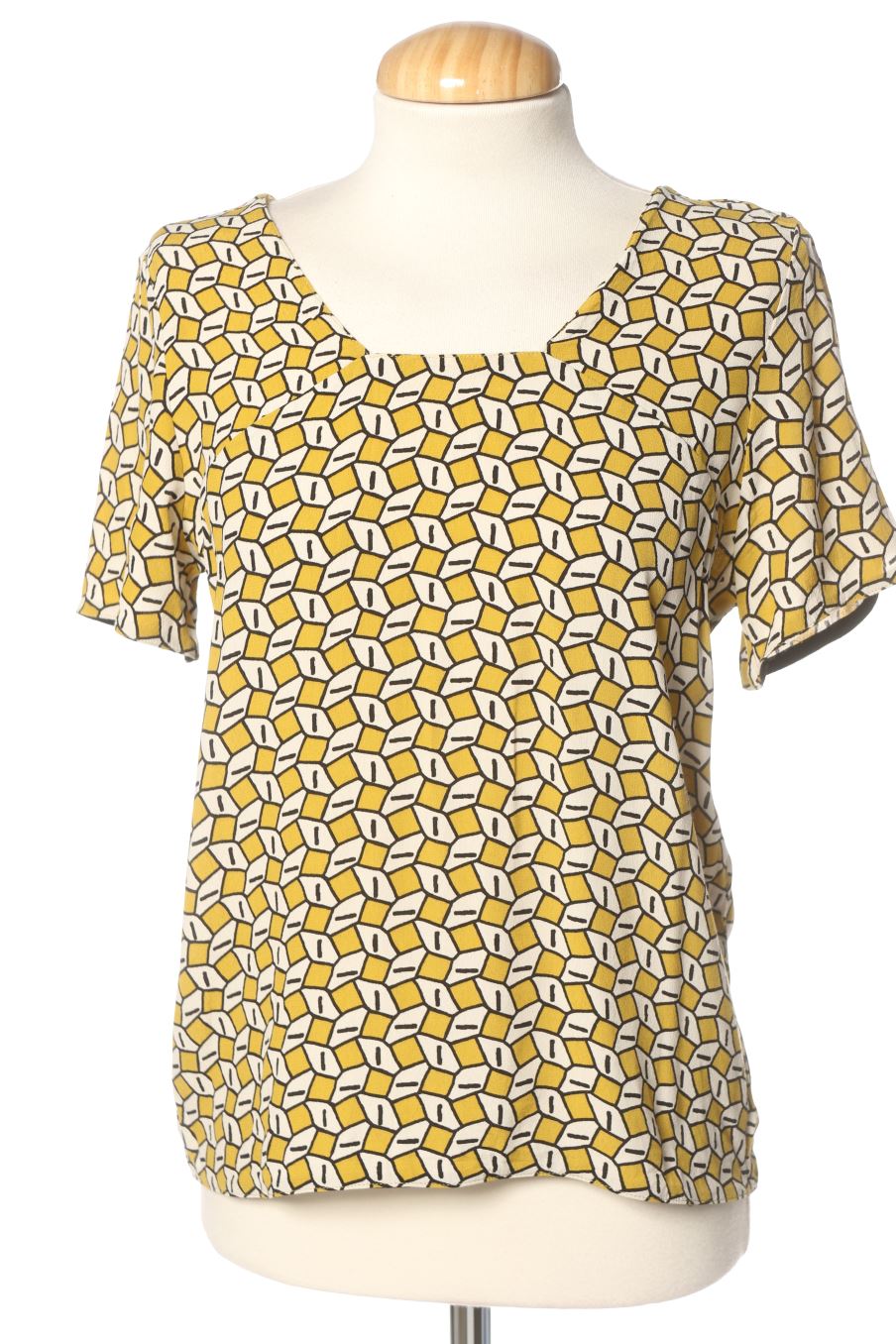 Blouse à manches courtes Zara de la taille XS, de couleur imprimés