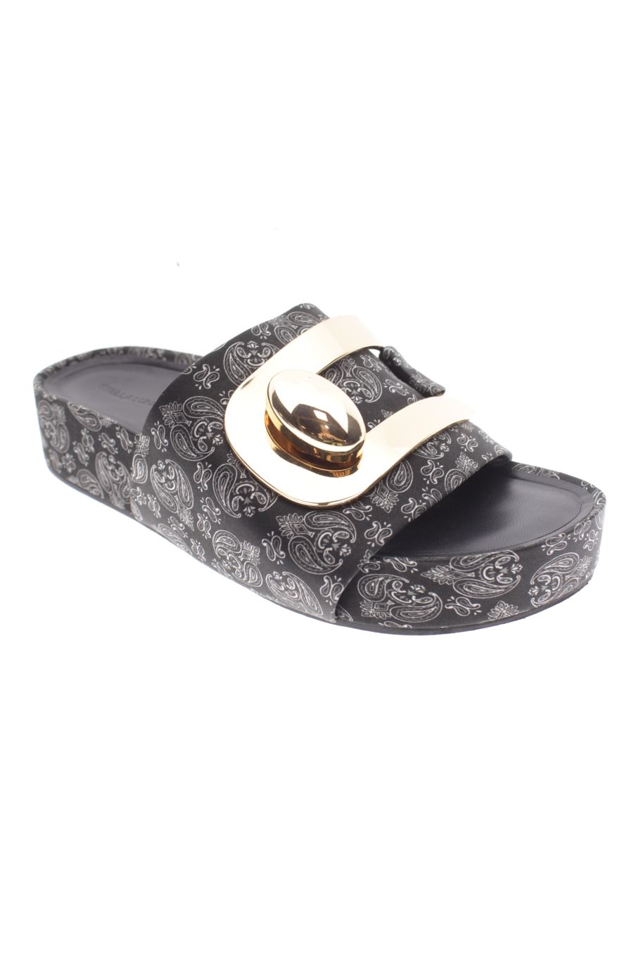 Sandalias planas de STELLA LUNA de la talla 38, de color gris de