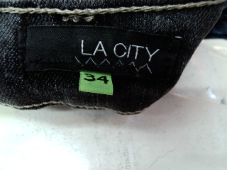 Jeans La City de la taille 34, de couleur gris de denim