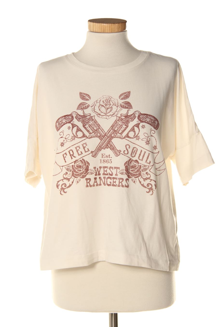 T-Shirt von Camaieu Größe M, Farbe Weiss, für