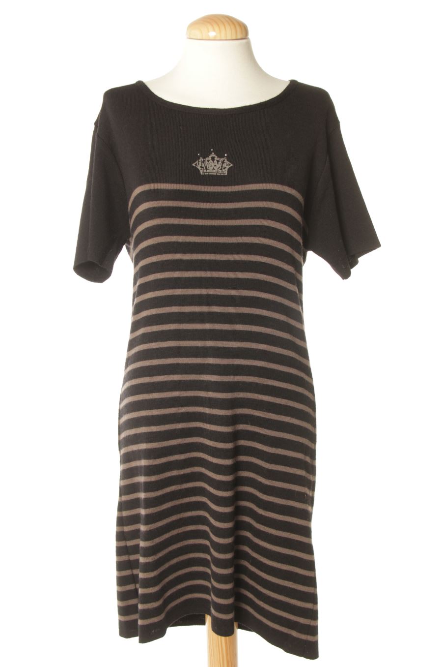 Robe casual Le phare de la baleine de la taille XL de couleur rayures