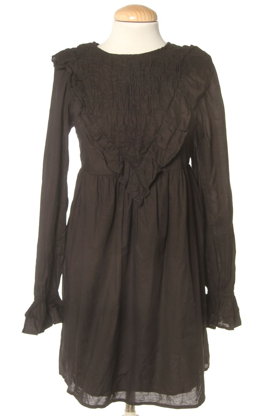 Vestido casual de Pull & Bear de la talla XS, de color negro
