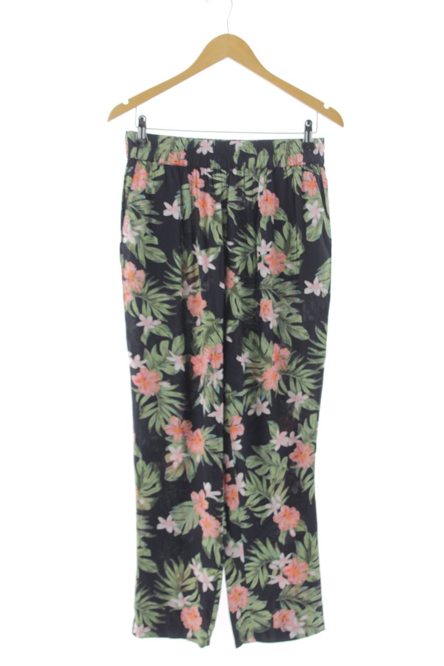 Pantalon Casual Pieces de la taille M, de couleur fleurs