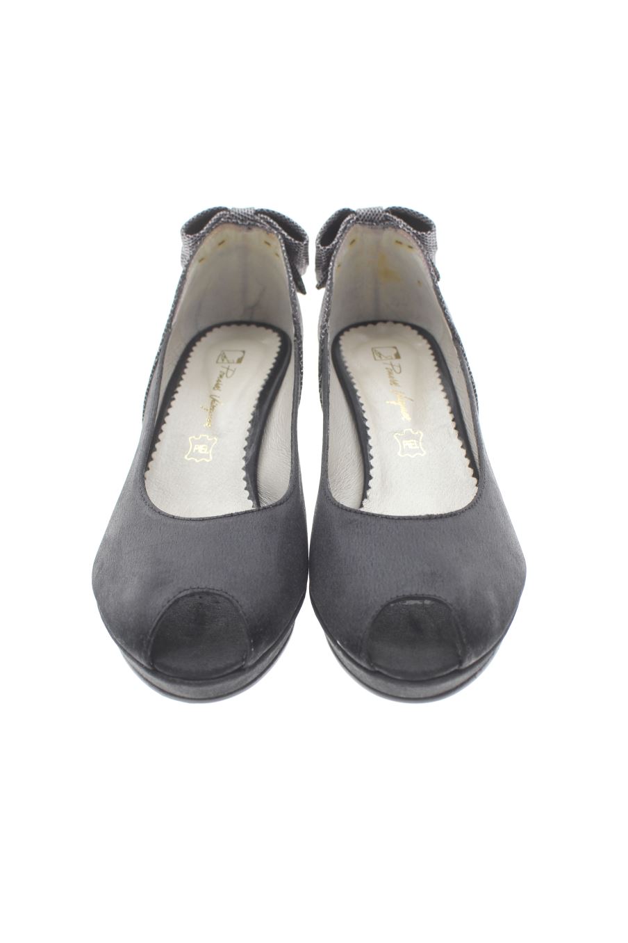 Zapatos de tacon de Pomares Vázquez de la talla 36, de color negro de