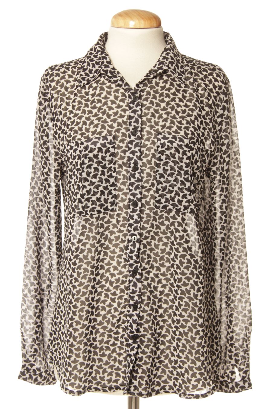 Camisa de Am Christine de la talla XS, de color negro