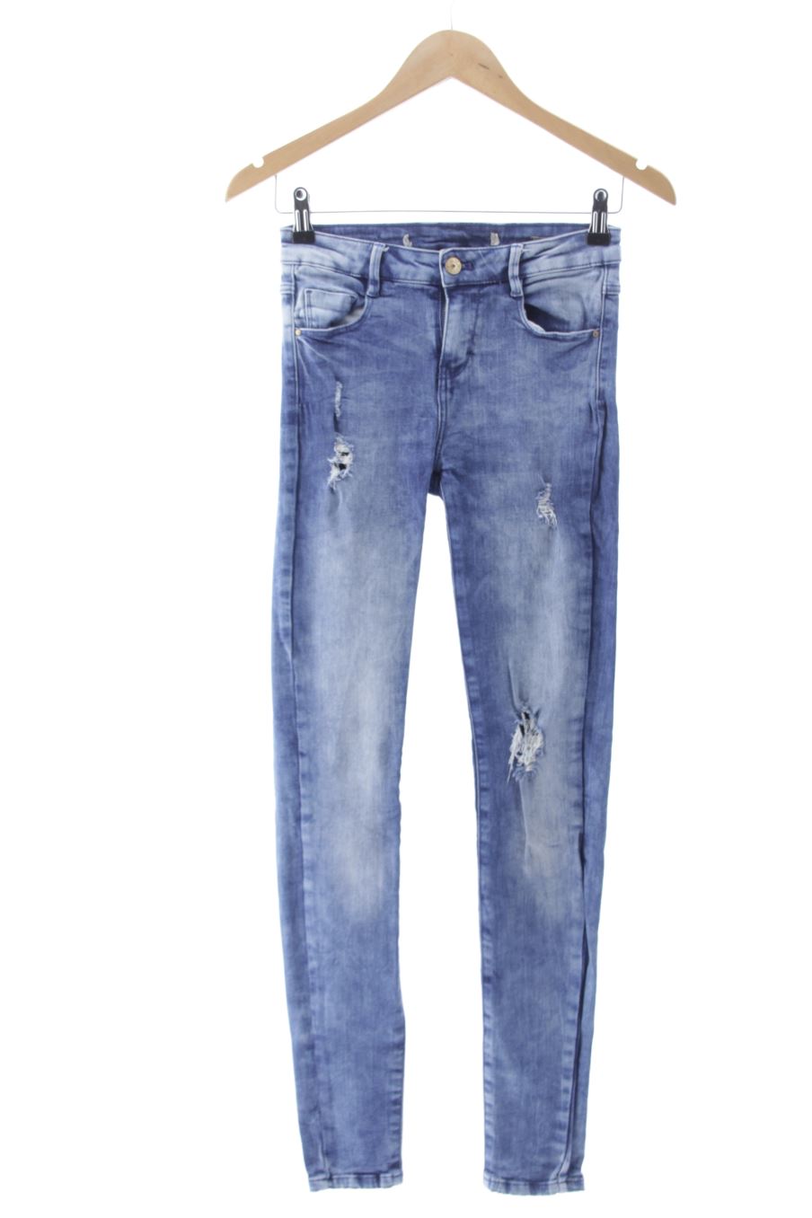 Vaquero de Trafaluc de la talla 34, de color azul de ropa vaquera
