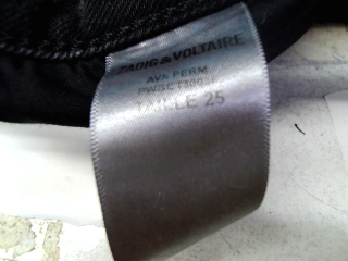 Jeans Zadig & Voltaire de la taille 36, de couleur noir de denim