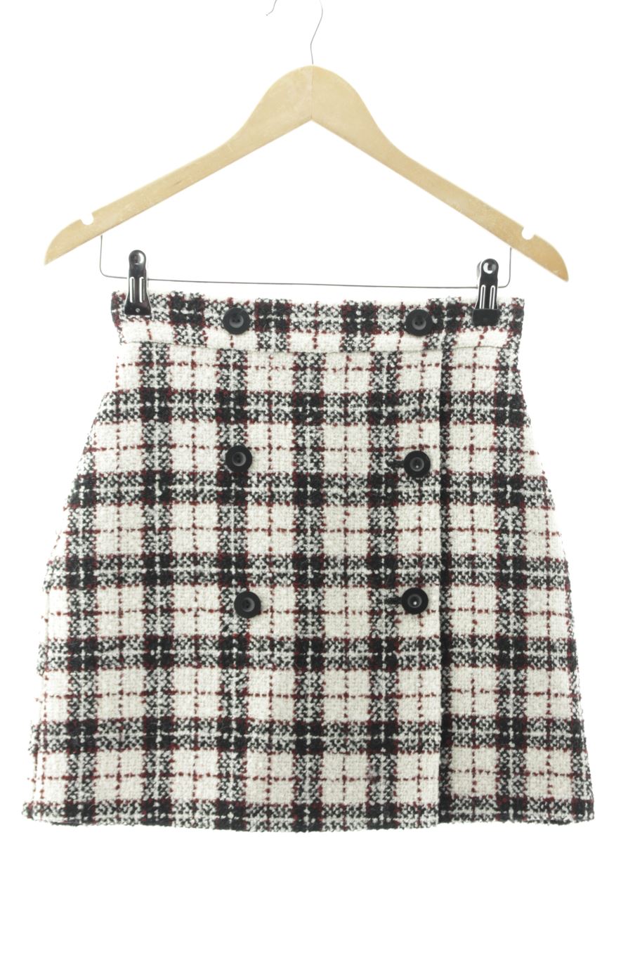 Jupe bimani de la taille XS, de couleur carreaux