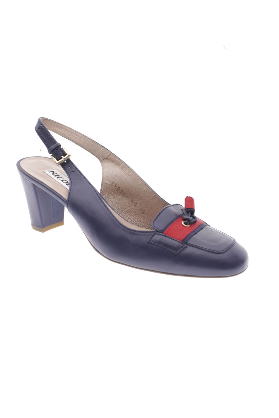Zapatos de tacon de Nicolas de la talla 40, de color azul marino de
