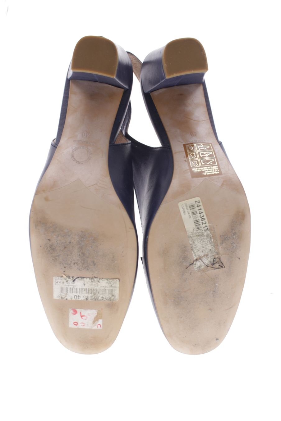 Zapatos de tacon de Nicolas de la talla 40, de color azul marino de
