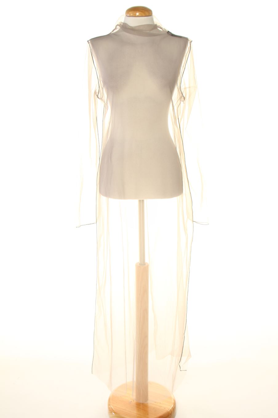 Robe casual Zara de la taille L, de couleur gris