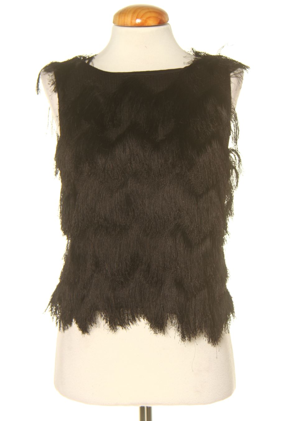 Top Zara de la taille S, de couleur noir