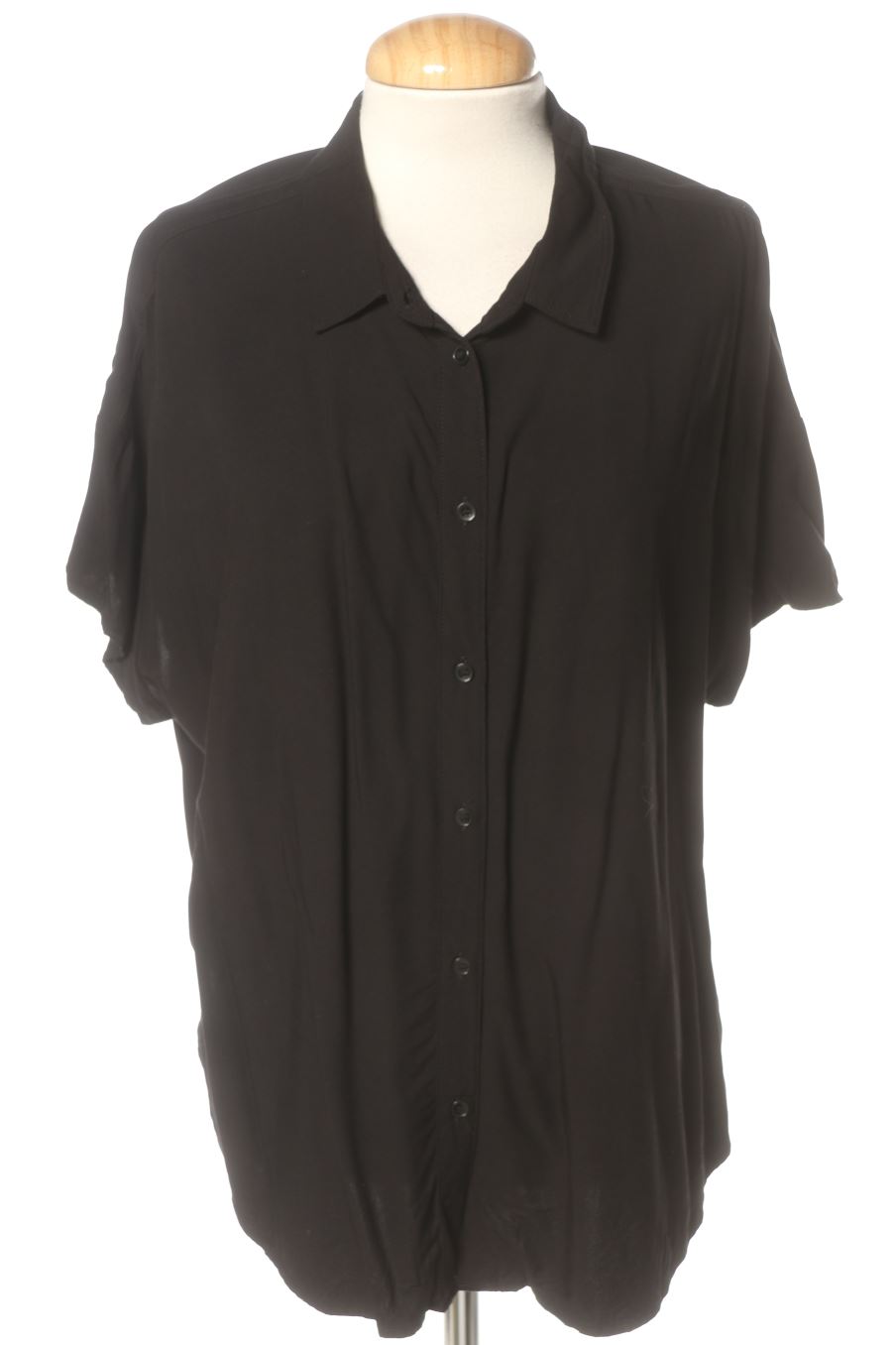 Chemise Benetton de la taille L, de couleur noir