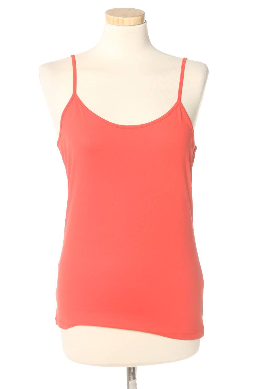 Top de Zara de la talla L, de color rojo
