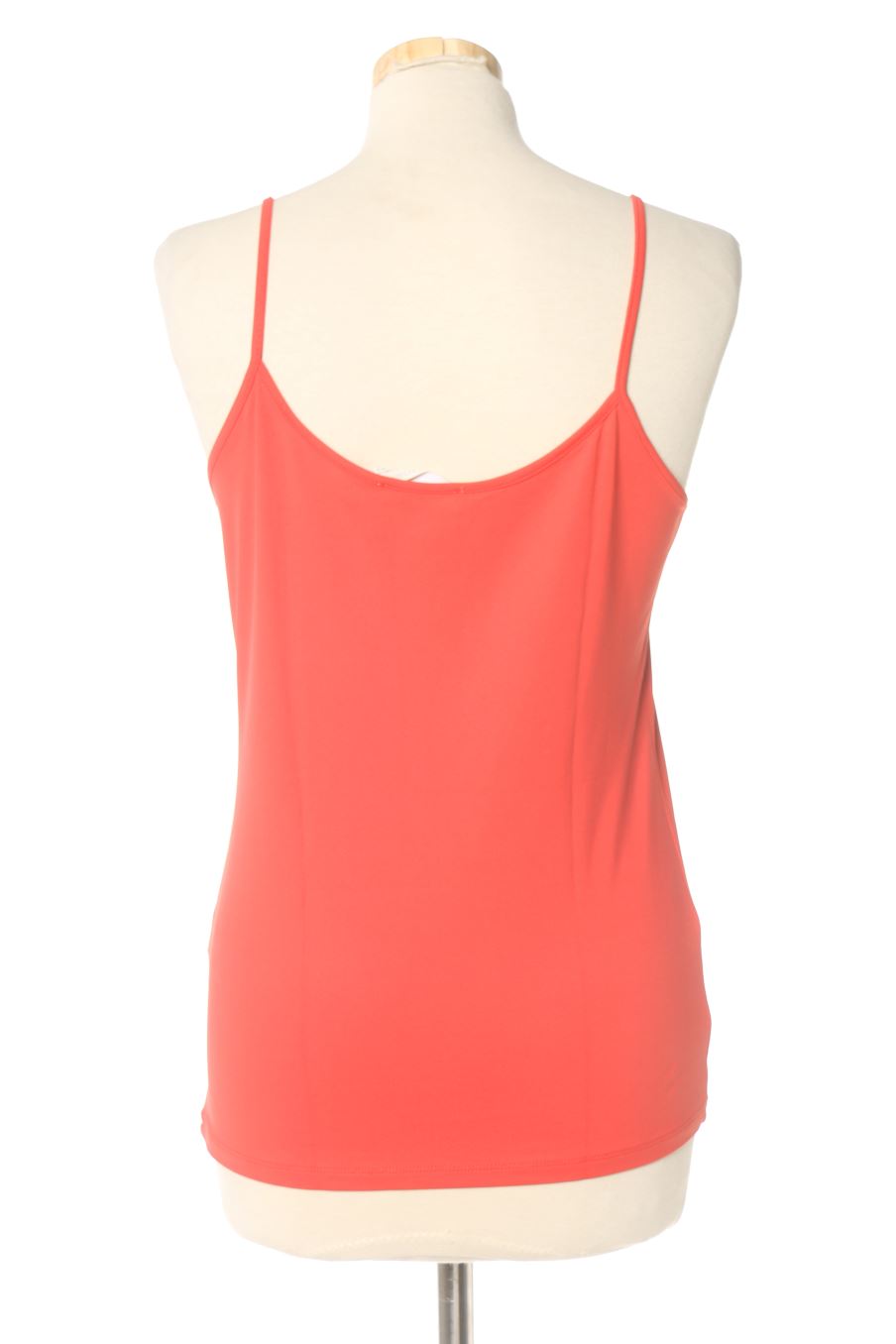 Top de Zara de la talla L, de color rojo