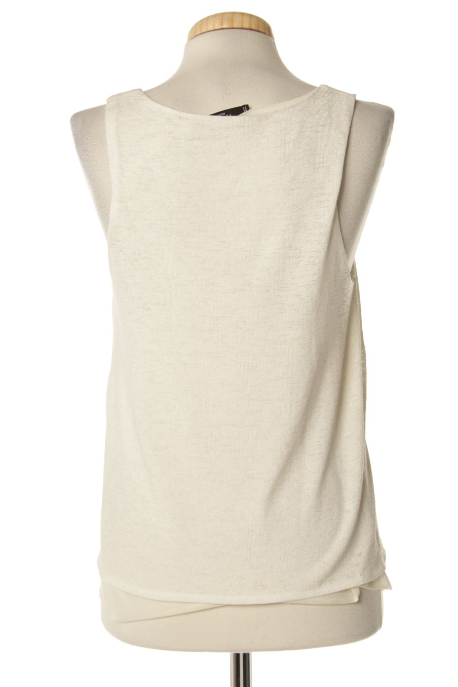 Top de Mango de la talla XS, de color blanco
