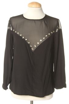 Blusa de manga larga S Stradivarius, foto 1 de 2