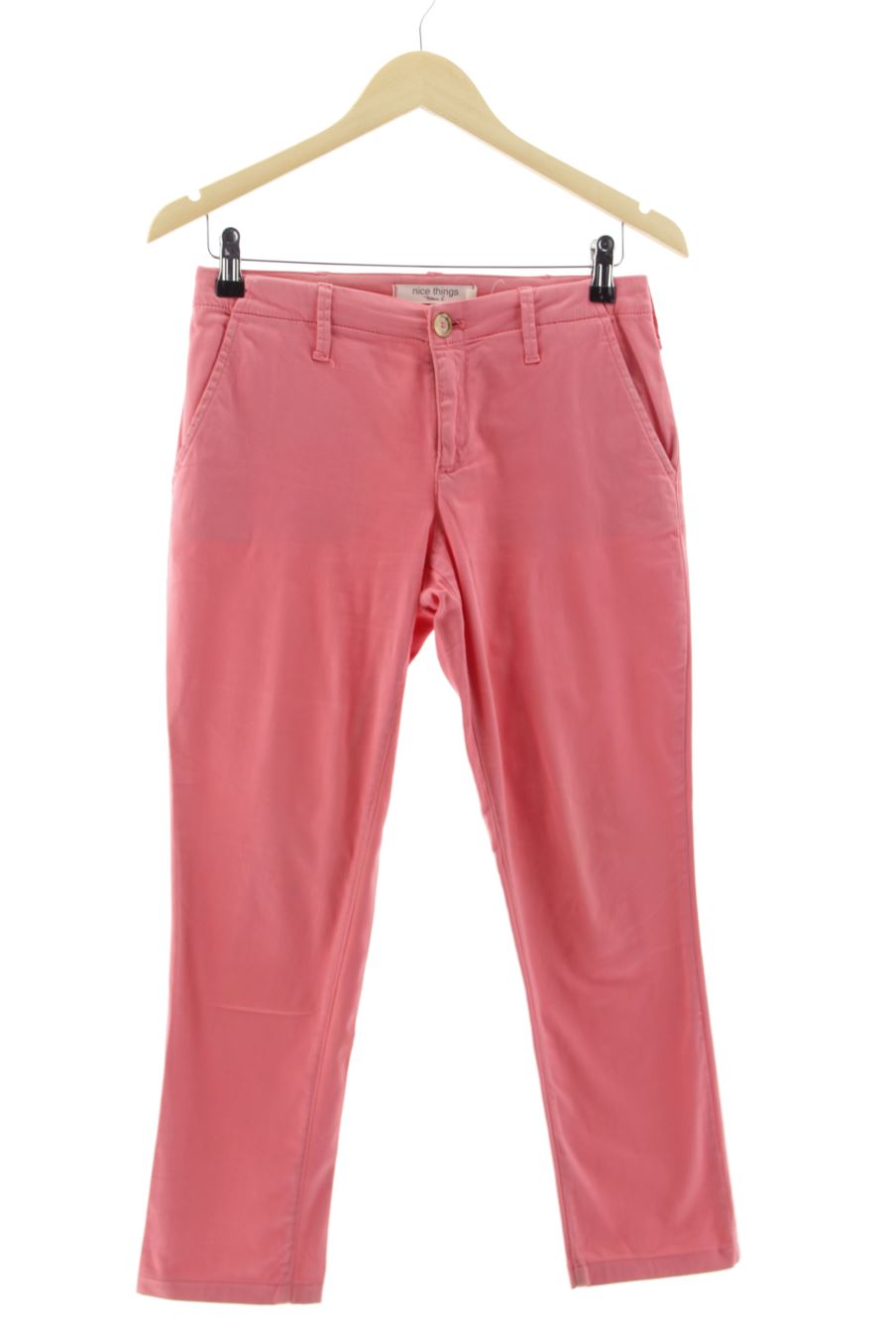 Hose von Nice Things Größe 34, Farbe Rosa, für
